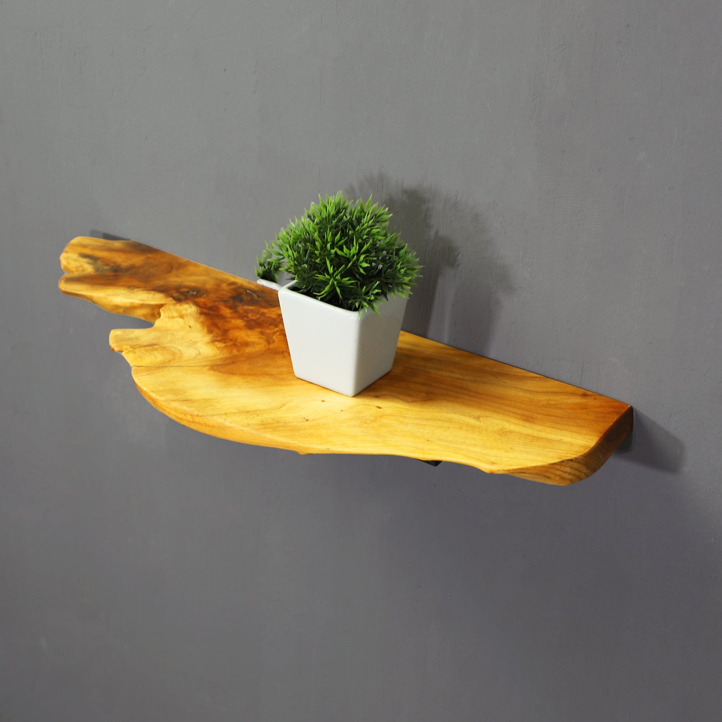 Live Edge Floating Wall Shelf