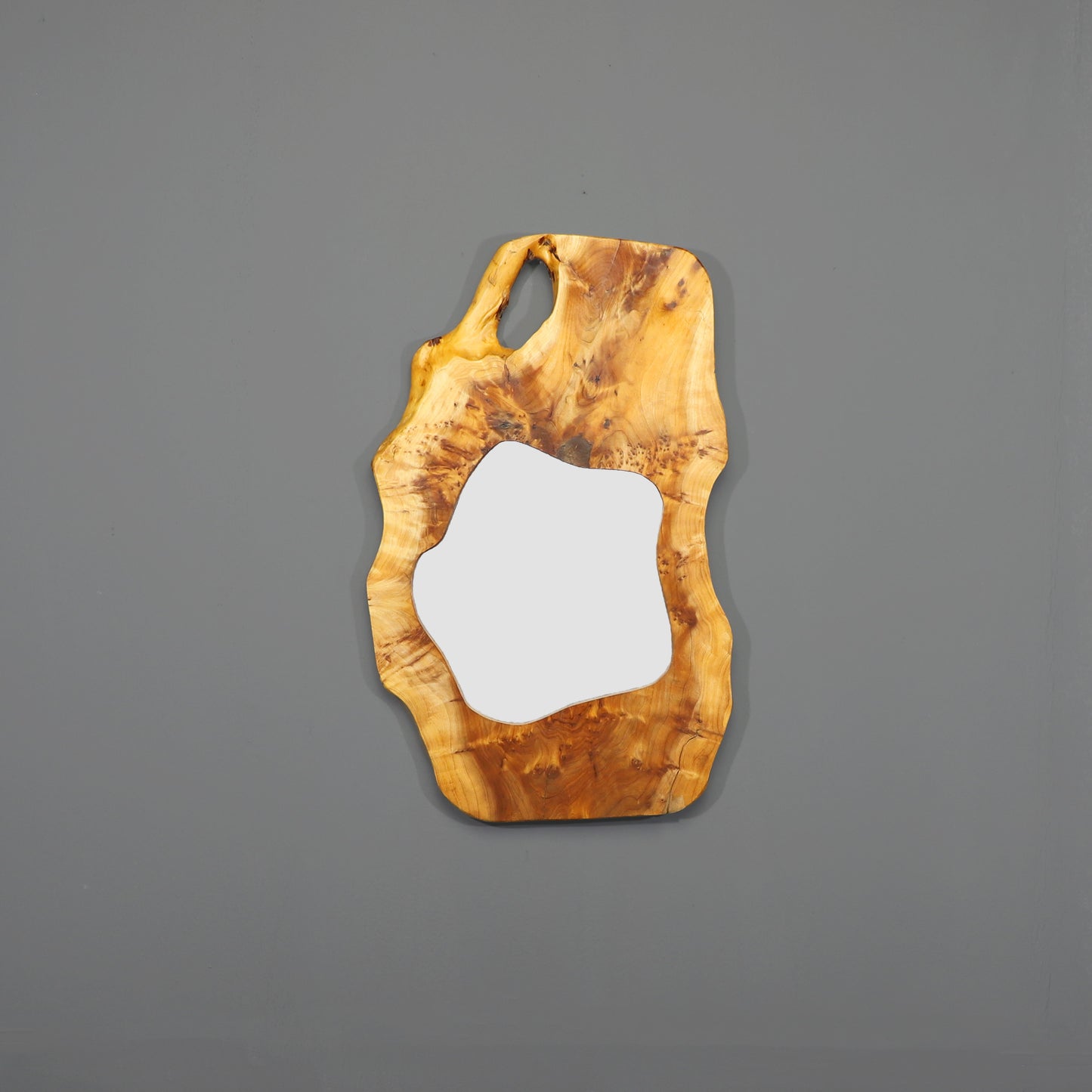 Live Edge Fir Wood Wall Mirror (Large)