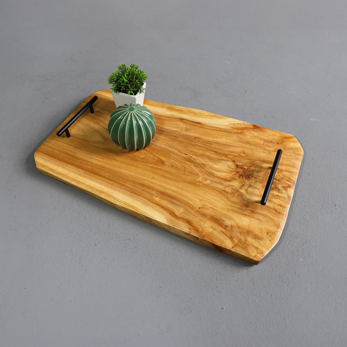 Natural Fir Wood Decorative Tray