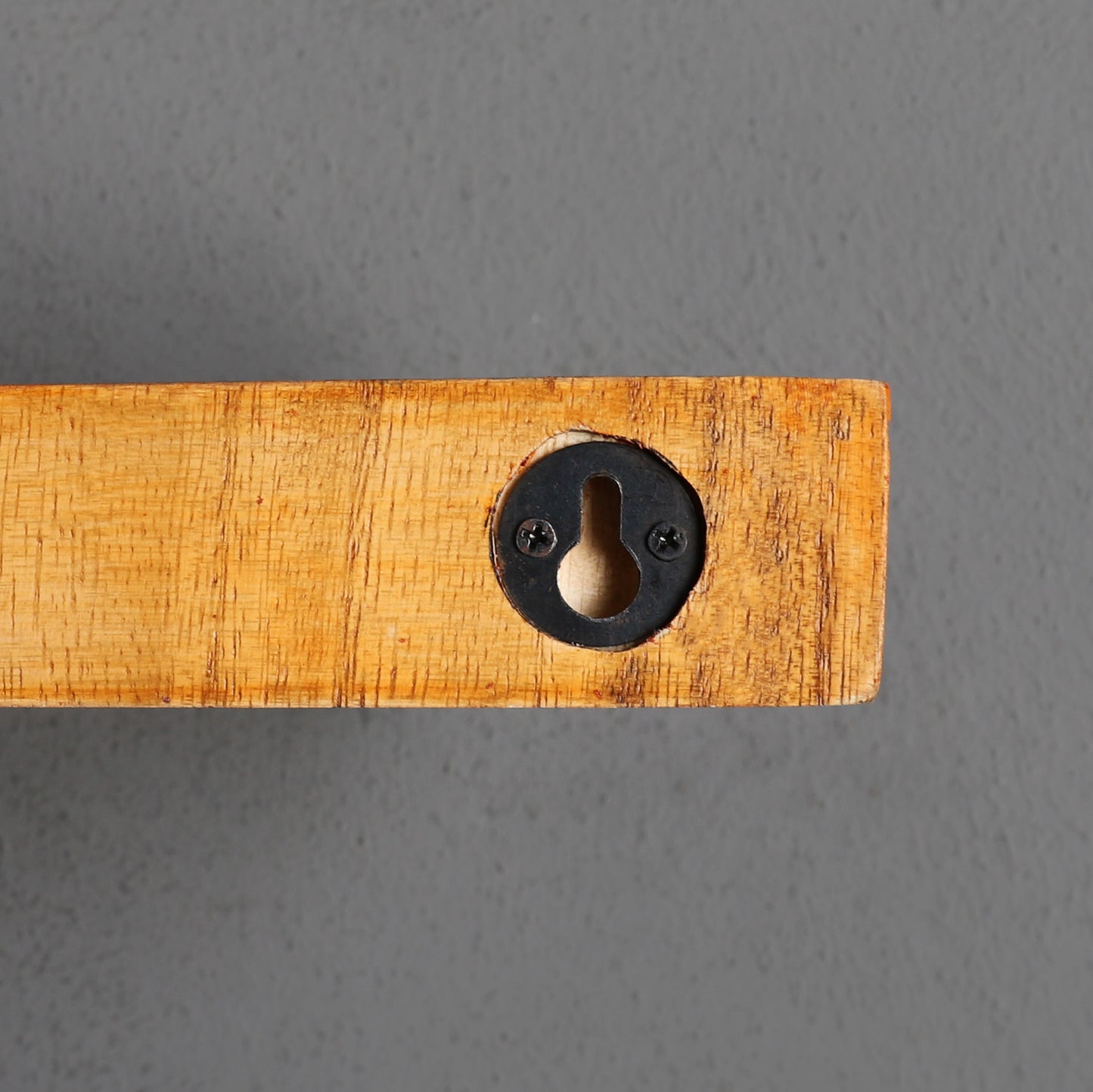 Small Live Edge Floating Wall Shelf with Paulownia Wood