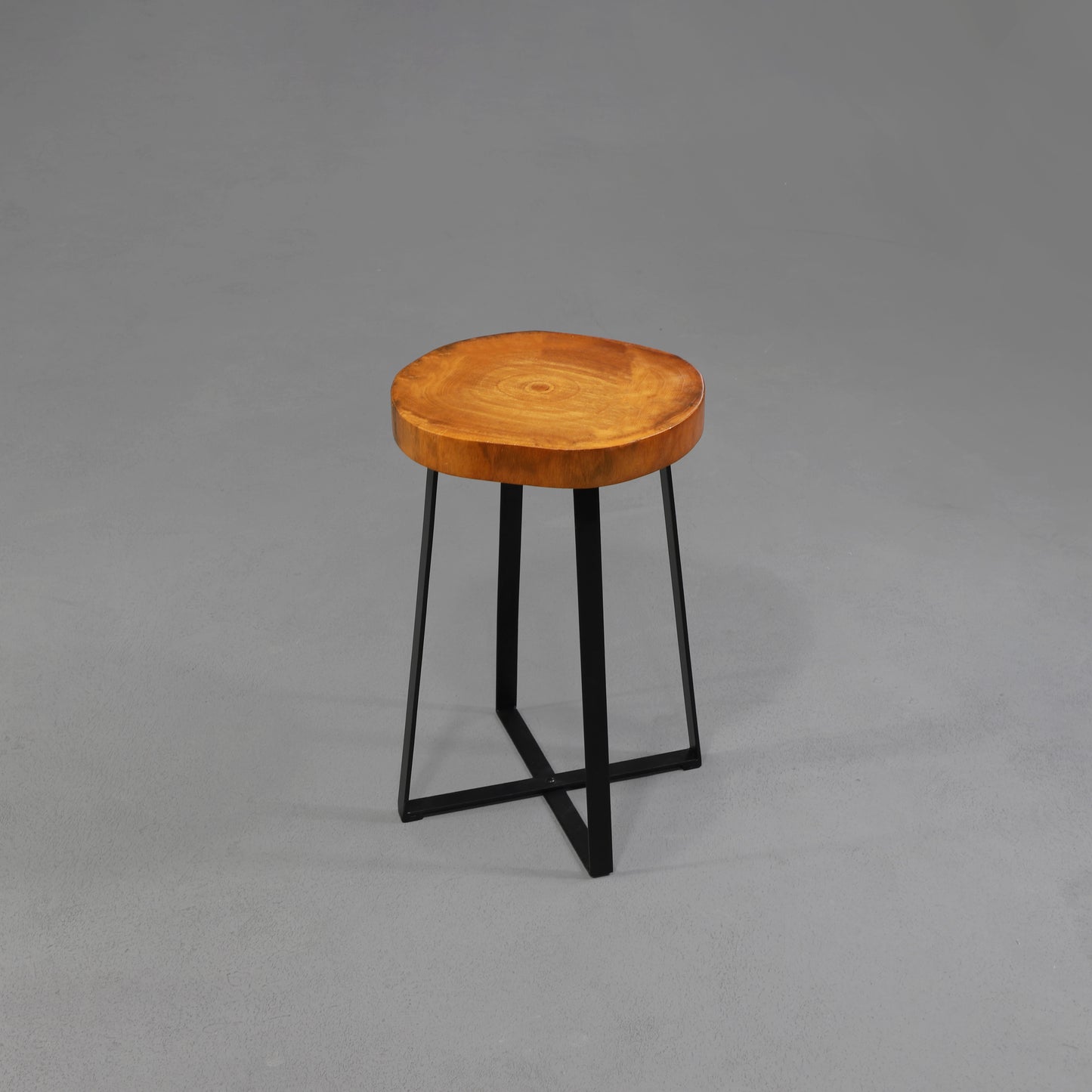 Natural Wood Stool with Paulownia Wood