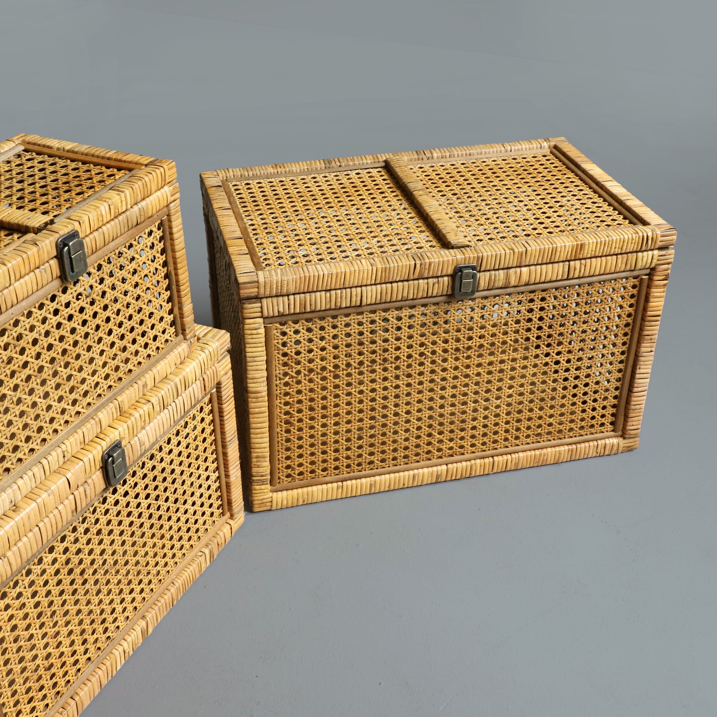 Rattan Storage Box, Set of 3